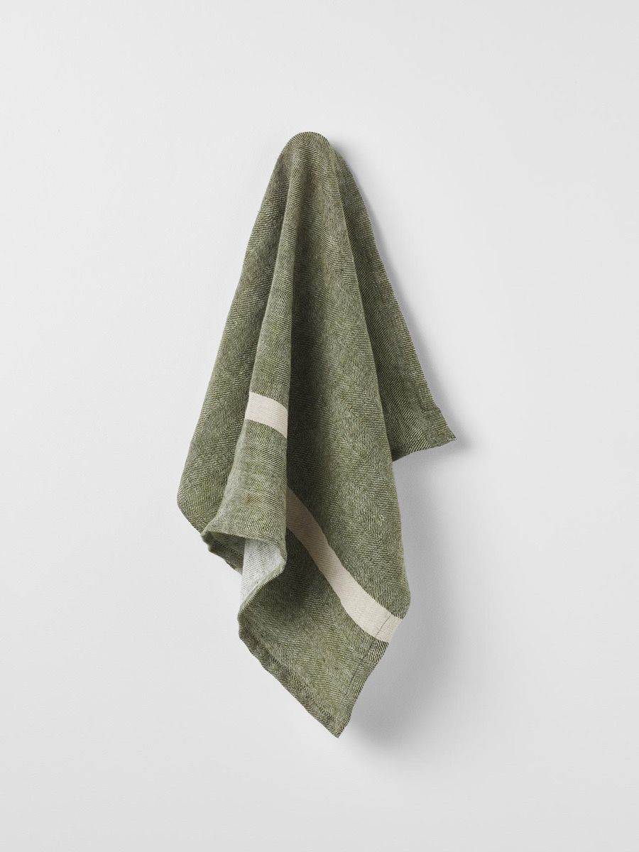 Herringbone Tea Towel | Khaki